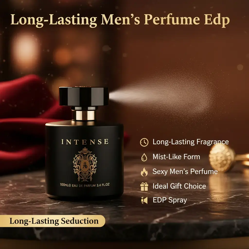 Men's perfume, light perfume (in a mist-like form), long-lasting fragrance type, sexy men's perfume, ideal gift choice Edp Spray