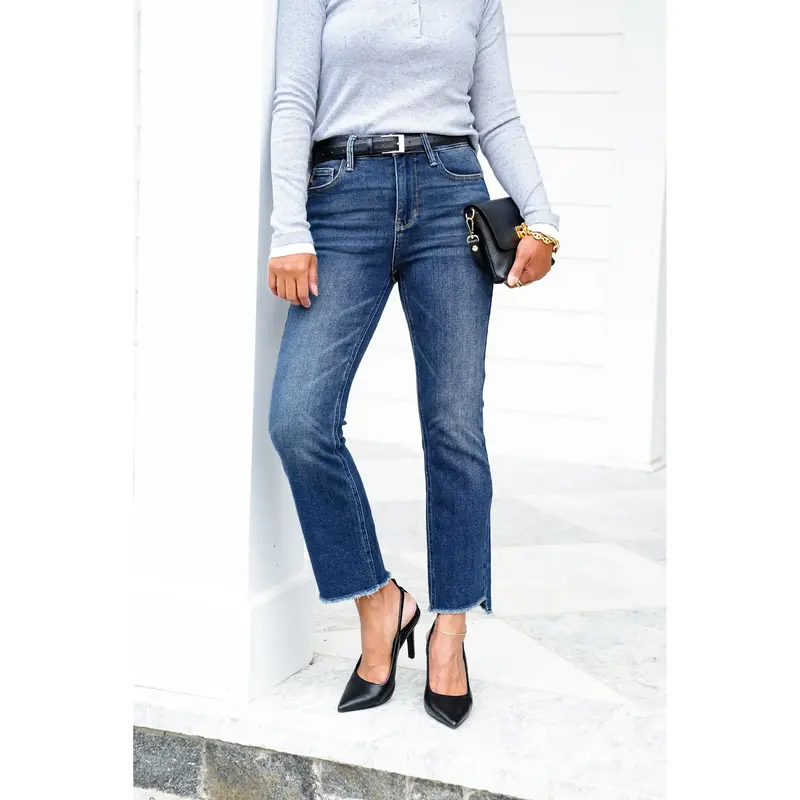 Restock! Judy Blue The Alex High Rise Dark Wash Kick Flare Jeans