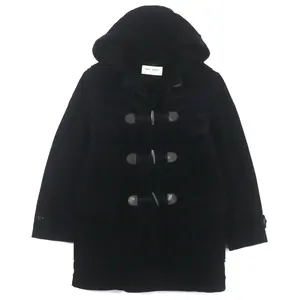 Pre-owned Yves Saint Laurent Cotton Small Leather Goods Saint Laurent Paris 529578 13985 14211 Mouton Corduroy Duffel Coat