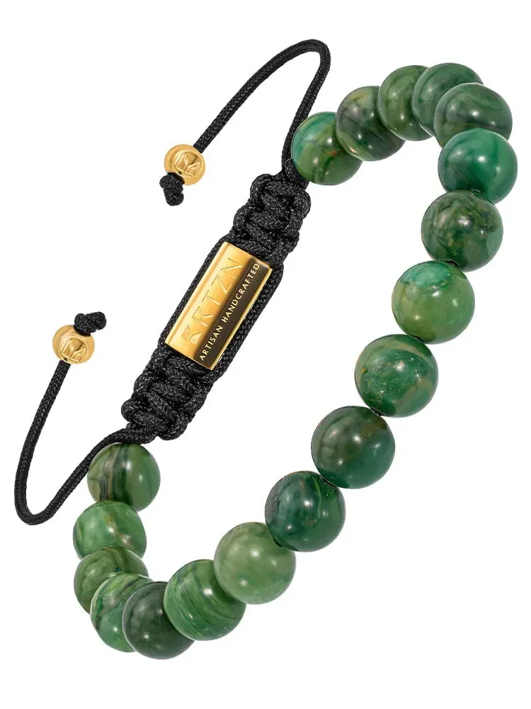 RTZN Jade Beaded Bracelet - Bali Emerald Jade