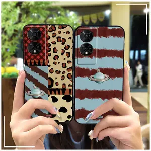 Full wrap Cute Phone Case For TCL 50 5G/50XE 5G/50XE NXTPAPER 5G oil painting Dirt-resistant Protective Fashion Design TPU Durable Soft case Phone Pouch Anti-knock Shockproof
