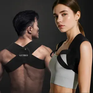 GETBED Fitness heavy shoulder straps,bench presses, shoulder support, shoulder training, press lifts,chest straight, straight back correction, open shoulder assist straps, Heavy Shoulder straightener breathable Healthcare so comfortable ValentinesDayGift