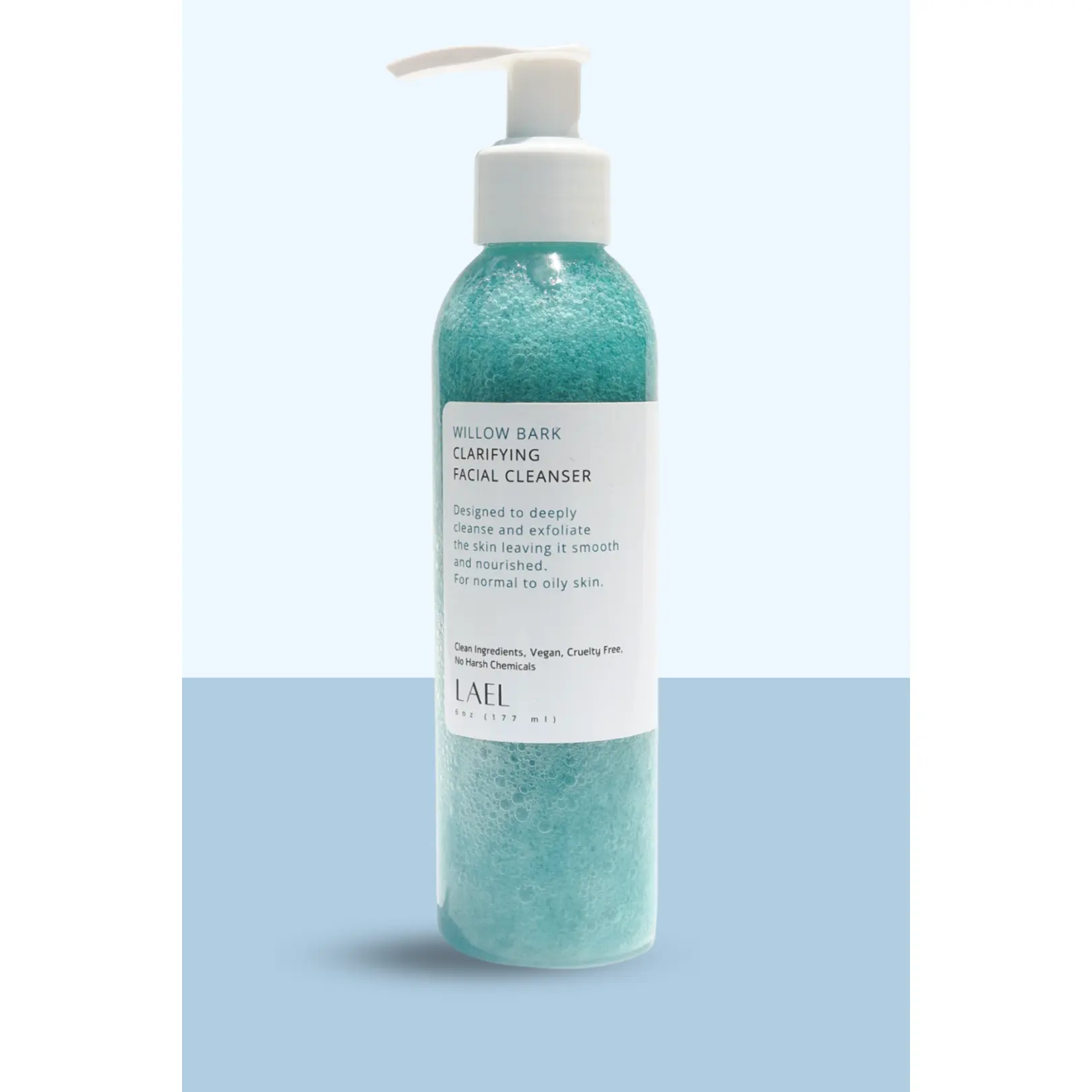 Willow Bark Clarifying Facial Cleanser - Acne Fighting Skincare Gentle Daily