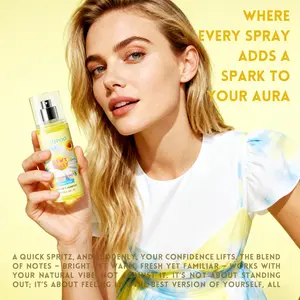 100ML Large Capacity Daisy Fragrance Spray with Fresh Floral Fruit Notes, Blackberry Pear Opening, Jasmine Lychee Heart, Vanilla Coconut Base, Fruity Floral Scent