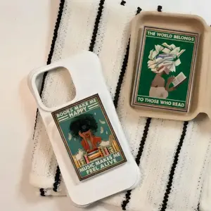 Sewing Machine Phone Grip, Black Girl Kindle Holder, African American Women Pop Socket, Bookish Magnetic Phone Accessory, Gift For Her