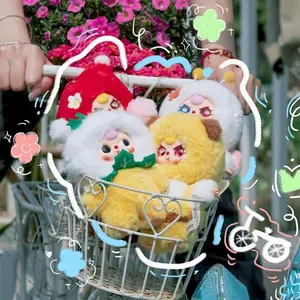 Baby Three - Where's spring Mystery Boxes Blind Box Collection Bag Pendant Bunny Plush Dolls Soft Collectibles Hidden Style 2 Hidden Probability:1/48