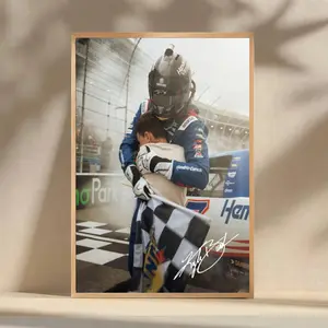 Kyle Busch Forever Rowdy Wall Poster [No Frame], Kyle Busch Tribute Wall Art, Nascar Legend Memorial Poster, Racing Room Decor For Men