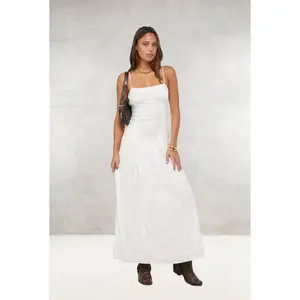 Cotton Drop Waist Maxi