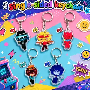 RBLX Forsaken Acrylic Connecting Keychain Charm || Single-Sided Design || Chance, Elliot, Two Time, 1x4, C00lkidd