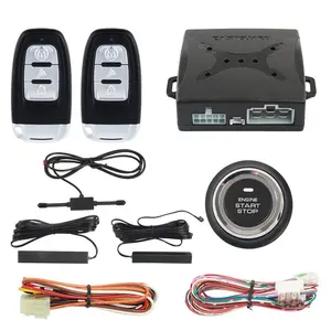EASYGUARD Universal EC003N-1 DC12V Car Alarm Push Start Button with PKE Passive Keyless Entry & Remote Start Starter keyless go auto lock unlock