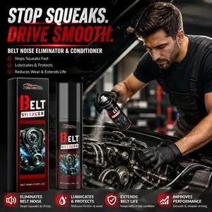 Engine Belt Noise Eliminator & Conditioner – Stops Squeaks, Lubricates & Protects, Reduces Wear & Extends Life