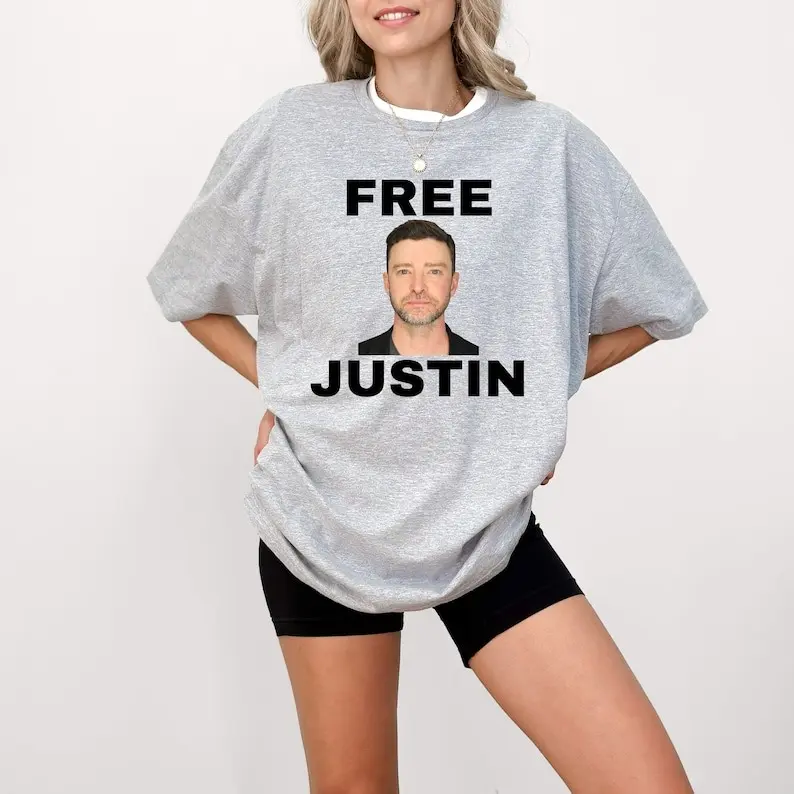 Viral Shirt, Justin Mugshot T-Shirt, Comfort Colors Shirt, Black and White Mug Shot, Timberlake Fan Gift, JT Concert Shirt
