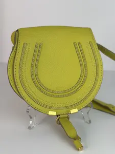 Pre-owned Chloé Leather Crossbody Bags Chloe Small Marcie Green crossbody bag