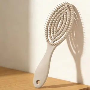 Anti-Static Detangling Hair Brush with Cushion Scalp Massage – Smooth Styling Comb for Wet & Dry Hair, Pain-Free, All Hair Type