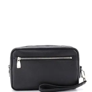 Pre-owned Louis Vuitton Leather Clutches & Wristlets Kasai Clutch Taiga by Rebag
