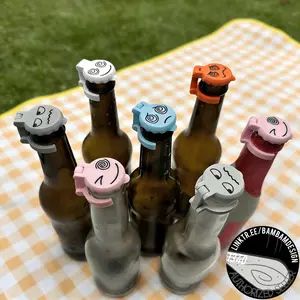 5pcs Reusable Bottle Labels Set, Multi-Functional Neck Tags for Parties, Bars, Home Gatherings, Beer Lovers, Prevent Cross-Taste and Dust