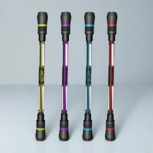 Rotating Stress Relief Fidget Pen: Anti-Slip Grip, Anxiety Relief & Focus Tool for Students/Adults - Ins Style Neon Writing Pen, Random Colors