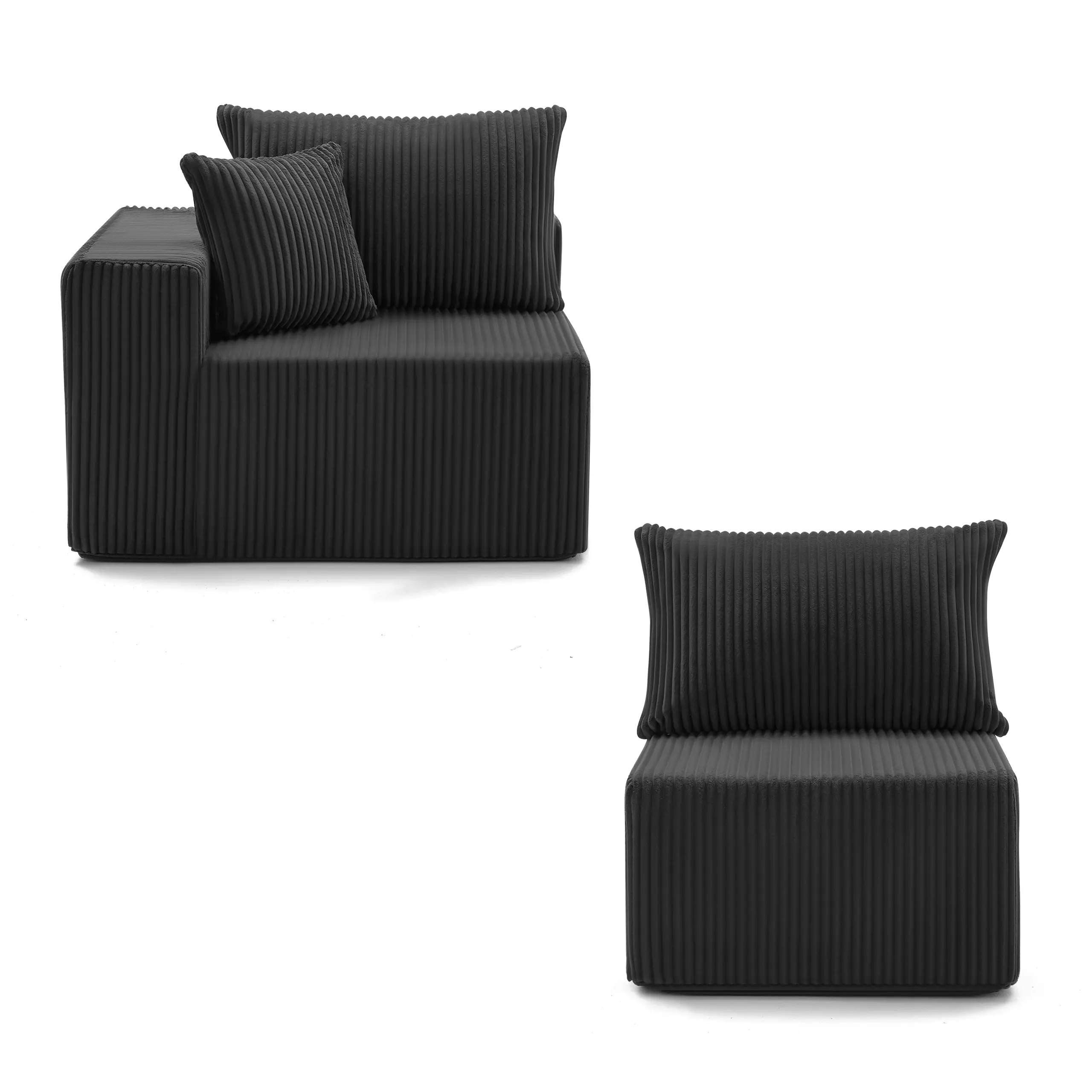 Black-Left Corner and Armless