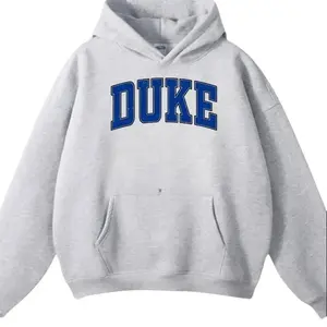 Duke Hoodie, Vintage Oversized Sweatshirt for Men and Women, Classic Cotton Pullover, Retro Collegiate Graphic, Warm Gift, Streetwear Style graphic cotton hoodie
