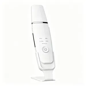 4-In-1 Ultrasonic Electric Pore Cleanser, EMS Deep Cleaning, Vibrating Exfoliator, USB Rechargeable, Home Facial Care, Blackhead Remover