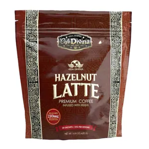 Cafe Divina Hazelnut Latte Premium Coffee 20 Sachets