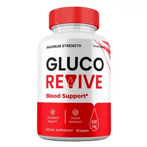 Gluco Revive Blood Support Capsules, All Natural Supplement (1 Pack)