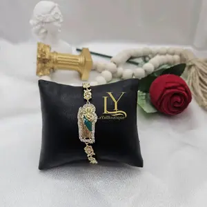 LaYaiBoutique #2332 St Jude Thaddeus bracelet, 14k gold plated, High Quality
