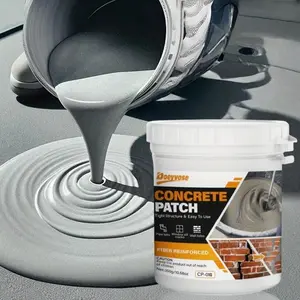 Doeyvose Waterproof Cement Paste in Dark, High Adhesion for Floors Walls and Drains, Ideal for Concrete and Marble Surfaces