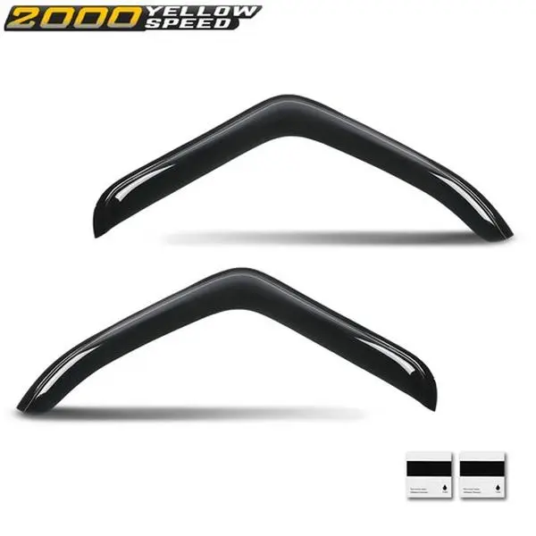 In-Channel Window Visors Vent Rain Guards Fit For Freightliner Cascadia 2007-2018 Weatherproof Sun Deflectors