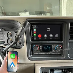 For 2003-2006 Chevy Avalanche 1500/2500 | Android 15 Car Stereo Radio with Wireless Apple CarPlay, Android Auto, GPS Navigation & Bluetooth