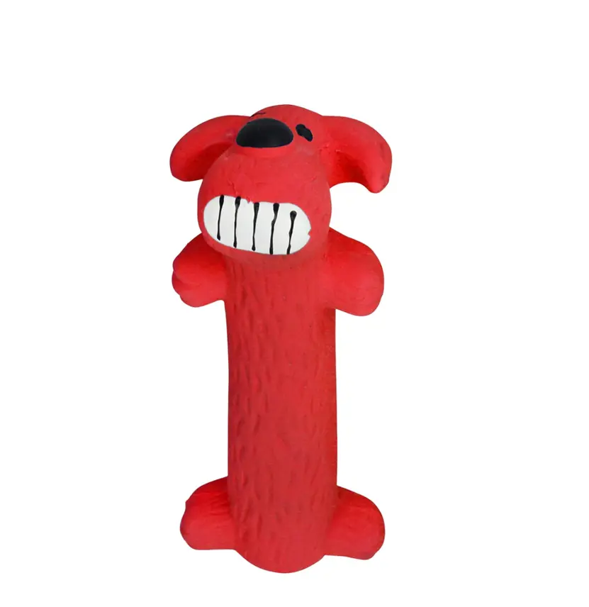 Original Loofa Dog Latex Ruff 6" Dog Toy, Assorted Colors for small breeds.
