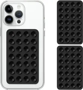 Anti-Slip Silicone Grip Pads for Phones, Strong Adhesive Non-Skid Bumpers to Help Prevent Sliding, Great for Phone Cases, Tablets, Remotes & Everyday Use