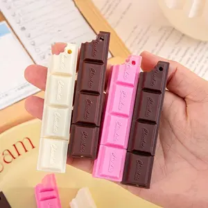 Creative Cartoon Simulation Chocolate Ballpoint Pen, 2/4 Counts Cute Chocolate Pen, Writing Pen for Students, Office Stationery & Supplies