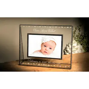 Personalized Baby Hearts Picture Frame by J Devlin | Pic 319 EP508