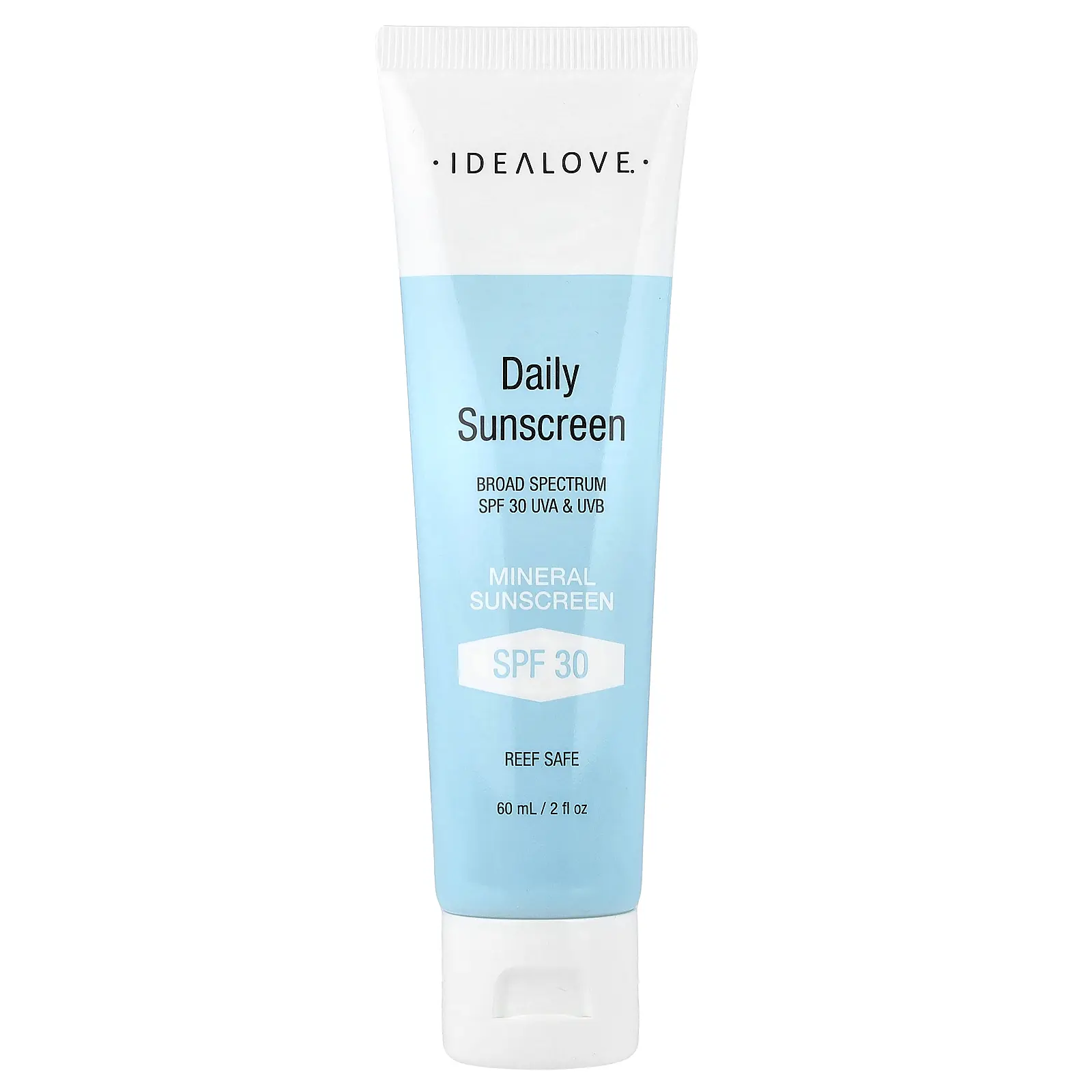 Idealove Daily Sunscreen, Mineral SPF 30, 2 fl oz (60 ml) Idealove Daily Sunscreen, Mineral SPF 30, 2 fl oz (60 ml)