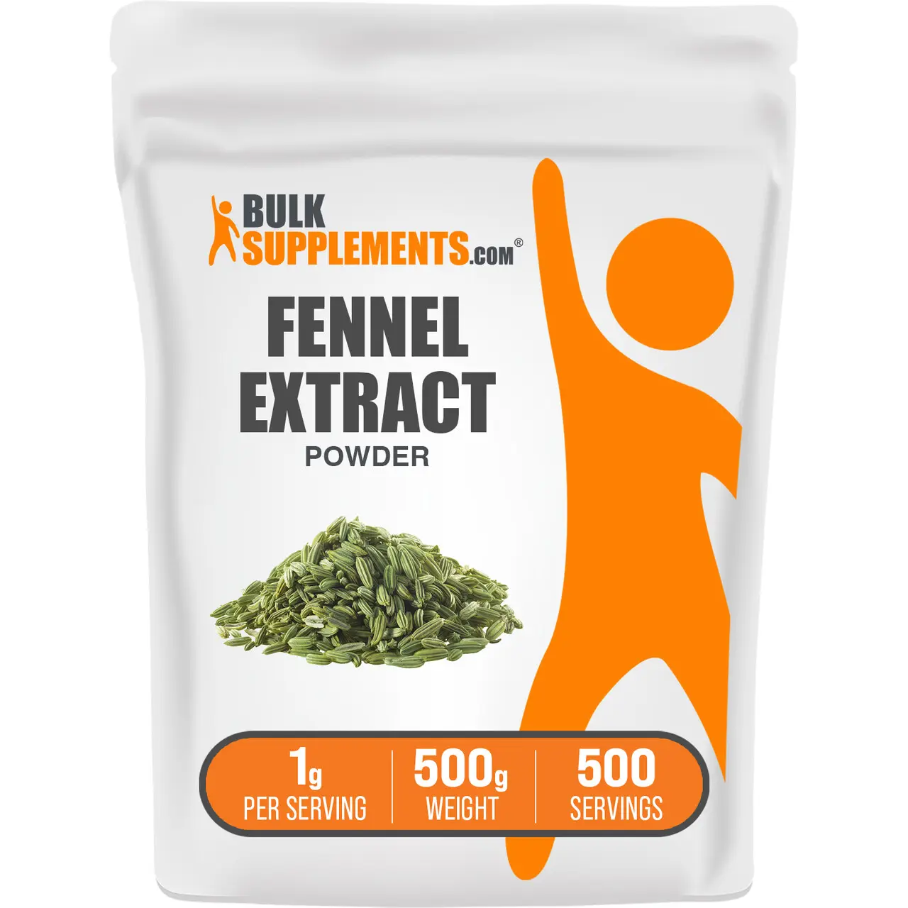 BulkSupplements Fennel Extract Powder - Dietary Supplements - Edible - Fitness - Fennel Seed - Natural Antioxidants - 100g-1kg - 1g per Serving