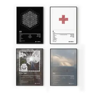 2hollis Album Poster Collection - Electronic Pop Wall Art - Aesthetic Room Decor - Gift for Fans