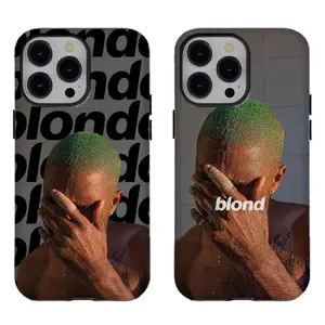 Frank Ocean Blond Album Phone Case Trendy Tough Phone Case Compatible for iPhone 17 Promax 16 15 14 13 12 11 and for Samsung S21-S25 Perfect Gift for Music Fans Her/Him
