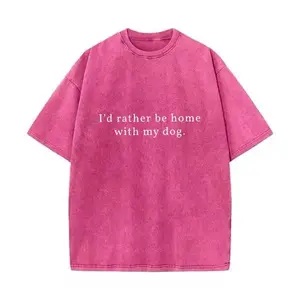 I’d Rather Be Home With My Dog Sweatshirt, Cozy Dog Lover Pullover, Dog Mom & Dog Mama Sweater, Soft Casual Long Sleeve Top, Warm Everyday Loungewear, Cute Gift For Mom Best Friend Bff Pet Owners