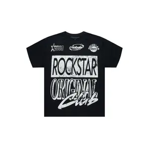 Rylok Black/White Oversized Graphic T-Shirt