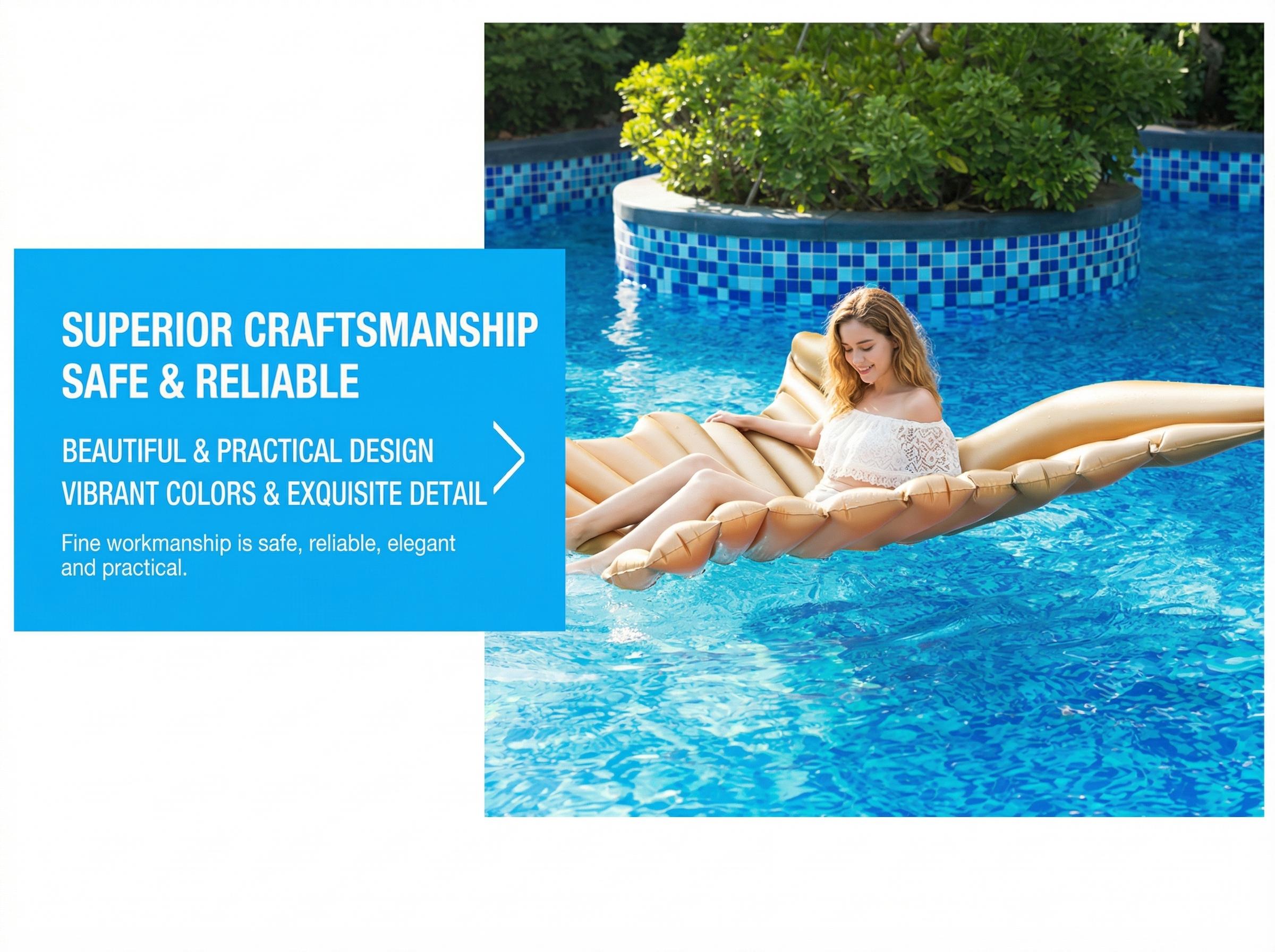 Angel wing inflatable float, beach float, butterfly wing water inflatable swimming ring