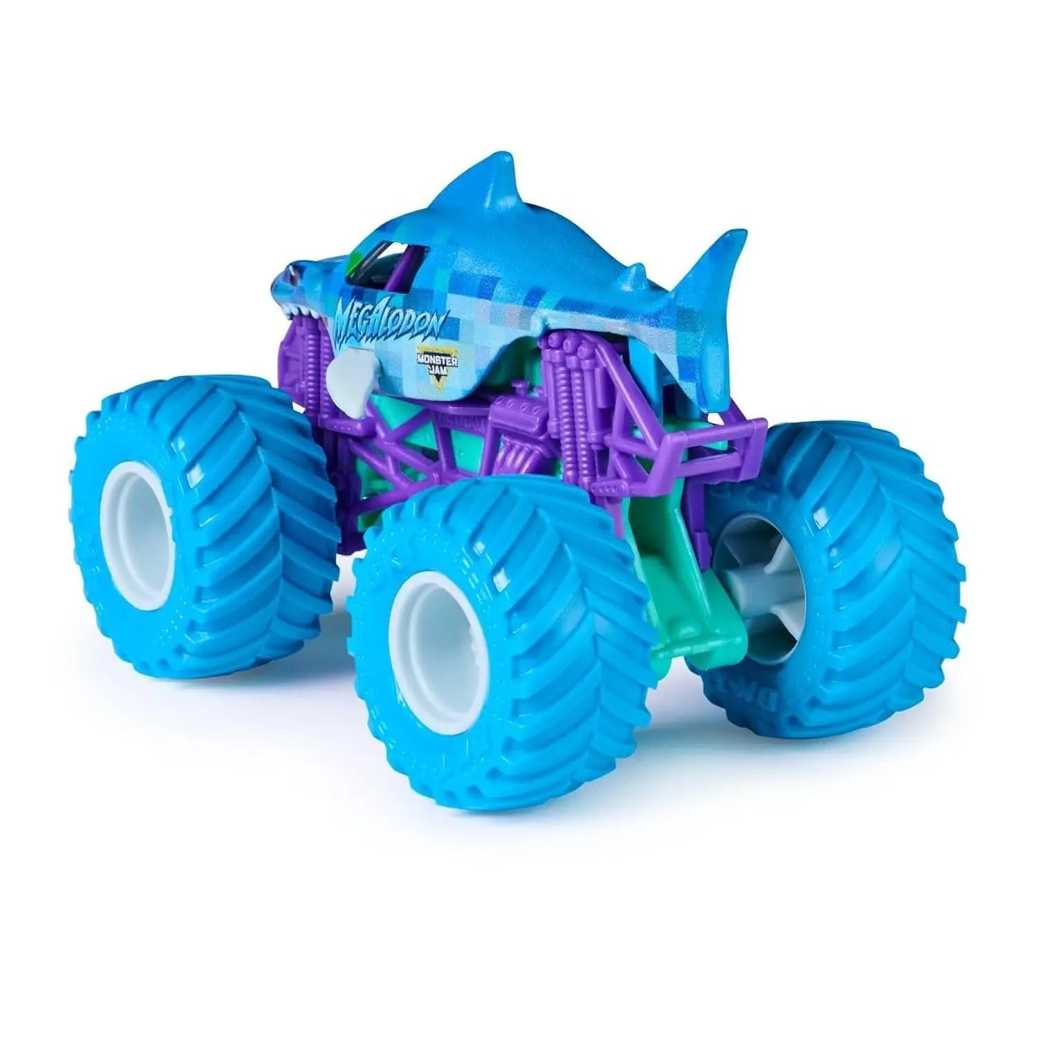 New 1:64 Scale Megalodon Pixel Punks Die-Cast Model Toy - Series 46 [2026], Metal Body Scale Model Diecast Toy