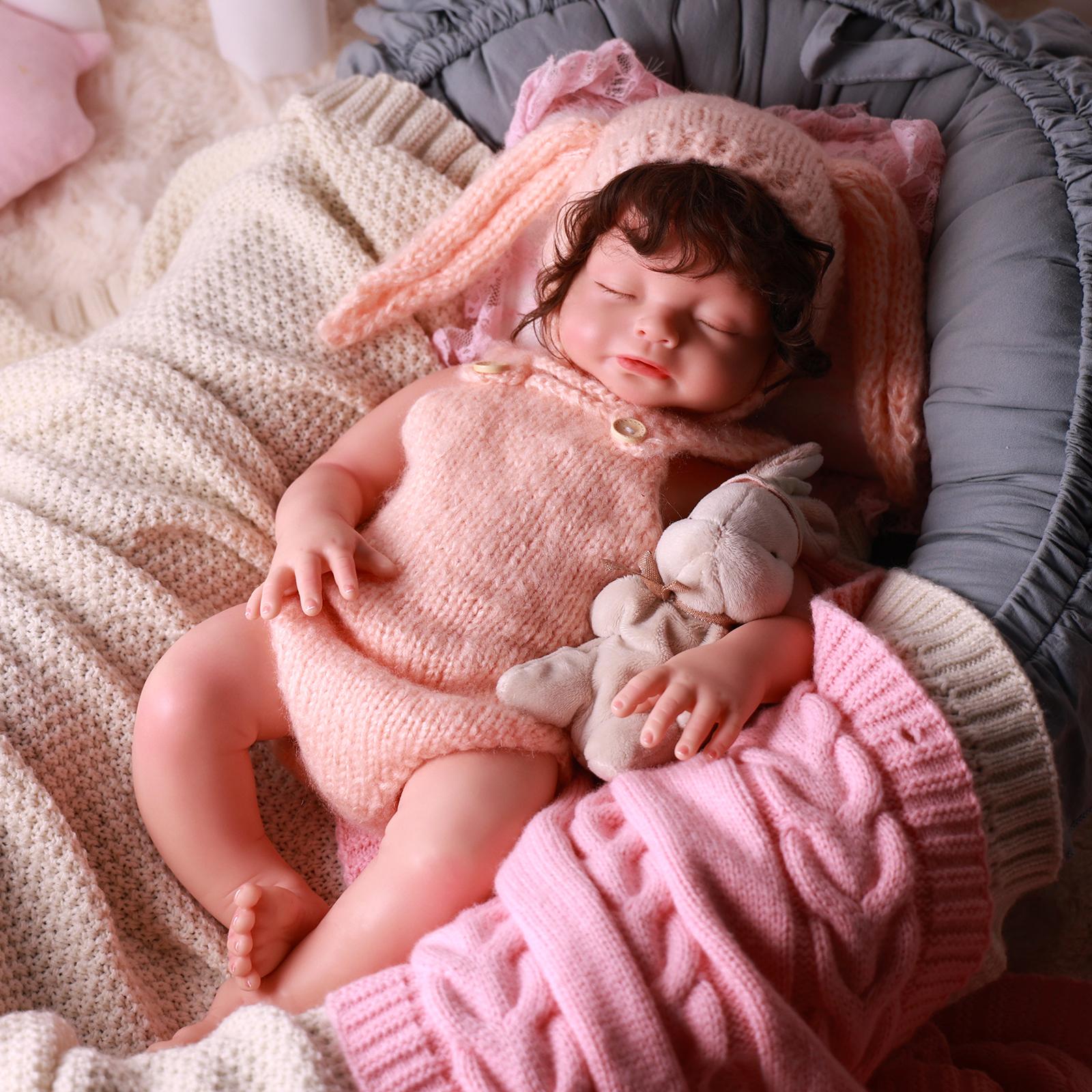 BABESIDE 12/20 inch Full Body Silicone Baby Dolls, Realistic Reborn Doll, Bathable Anatomically Correct Newborn with Soft Body Perfect as a Christmas, New Year, or birthday gift