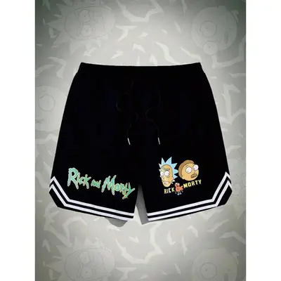 Rick and Morty Shorts Men TikTok Shop