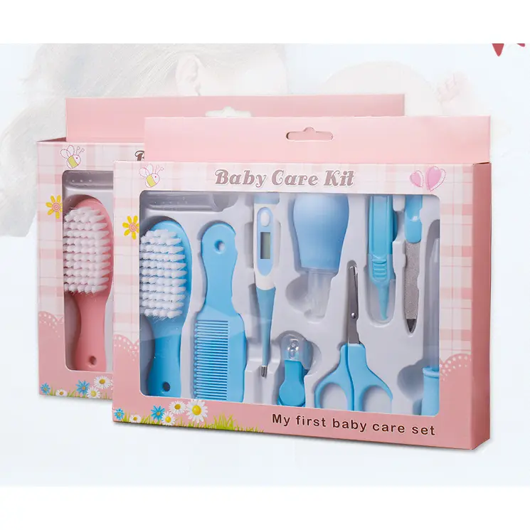 Maternal and Infant Thermometer Feeding Nasal Nasal Care 10 Piece Set Baby Manicure Clamp Nail Clipper Set