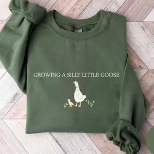 Pregnancy Announcement Sweatshirt, Silly Little Goose Baby Reveal Sweater, Pregnant Shirt, Cute Pregnancy Shirt, Mom to Be shirt, Baby Gift
