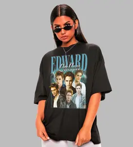 Edward Cullen Shirt - Vampire Movie Tee,Bella Swan,Jacob Black,Kristen Stewart,Robert Pattinson