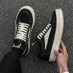 Men's Canvas Sneakers Y2k Style Suitable For Casual Sports Running Stage Party All Season Closed Runner