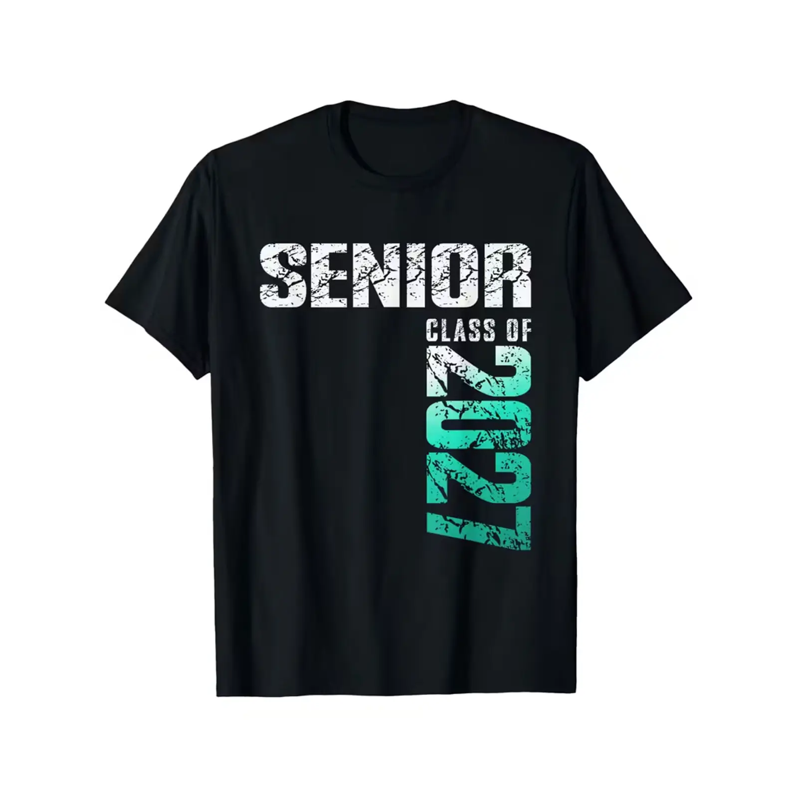 "Senior Class Of 2027" Distressed Graphic Tee Unisex 2027 High School Senior Graduation Outfit