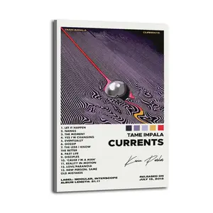 Tame Impala Aesthetic Wall Art, Wonderful Canvas Poster for Girlfriend/Boyfriend, Premium Quality, Beautiful Gift Idea for Home Decoration Artistic